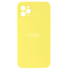 Чохол Silicone Case Square Full Camera для iPhone 11 Pro Колір 04, Yellow 2020000281658