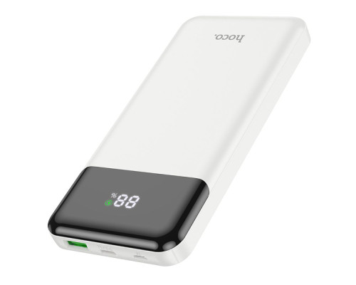 Універсальна Мобільна Батарея Power Bank Hoco J102 Cool figure PD20W+QC3.0 10000 mAh Колір Бiлий 6931474783615 ma33060_2955485