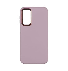 Чохол Silicone Cover Metal frame (AA) для Samsung Galaxy A24 4G (A245) Колір 19.Pink sand 2020000365716