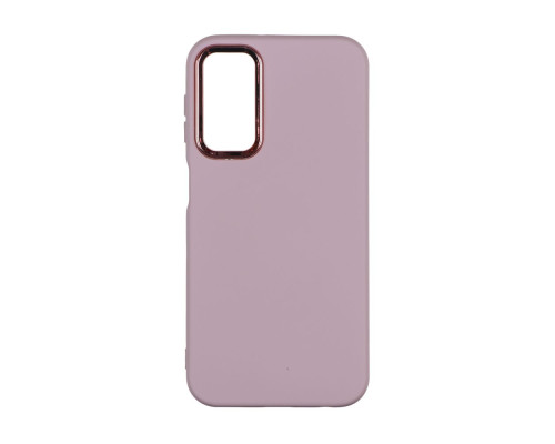 Чохол Silicone Cover Metal frame (AA) для Samsung Galaxy A24 4G (A245) Колір 19.Pink sand 2020000365716