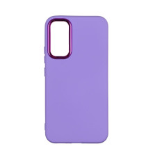 Чохол Silicone Cover Metal frame (AA) для Samsung Galaxy A34 5G (A346) Колір 39.Elegant purple 2020000365570