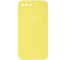 Чохол Silicone Case Square Full Camera для iPhone 7 Plus/8 Plus Колір 51.Mellow yellow 2020000348276