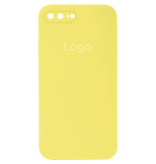 Чохол Silicone Case Square Full Camera для iPhone 7 Plus/8 Plus Колір 51.Mellow yellow 2020000348276