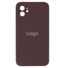 Чохол Silicone Case Full Size with Frame для iPhone 12 Колір 73.Plum 2020000350248