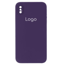 Чохол Silicone Case Square Full Camera для iPhone Xs Max Колір 34.Purple 2020000347668