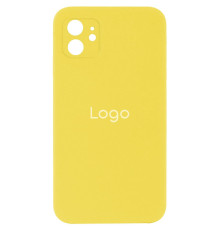 Чохол Silicone Case Square Full Camera для iPhone 11 Колір 50.Canary yellow 2020000347514