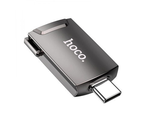 Перехідник Hoco UA19 Easy flow Type-C to HDMI adapter Колір Сiрий