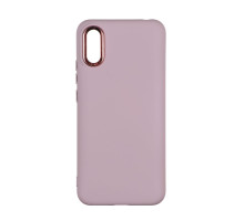 Чохол Silicone Cover Metal frame (AA) для Xiaomi Redmi 9A Колір 19.Pink sand 2020000365112