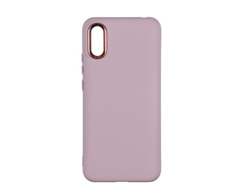 Чохол Silicone Cover Metal frame (AA) для Xiaomi Redmi 9A Колір 19.Pink sand 2020000365112