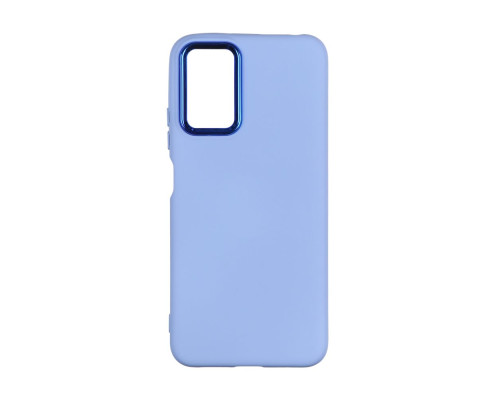 Чохол Silicone Cover Metal frame (AA) для Xiaomi Redmi Note 10 / Note 10s Колір 58.Sky Blue 2020000364795