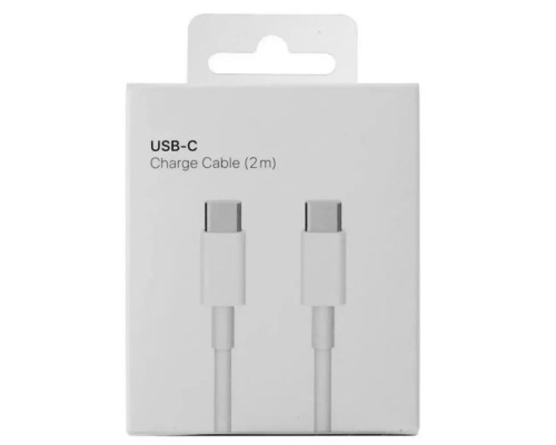 Кабель USB Apple Type-C to Type-C 2m 1:1 Колір Бiлий 888462698429