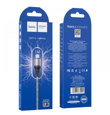 Кабель USB Hoco X50 Excellent Lightning М'ята упаковка Колір Сiрий 2020000389576