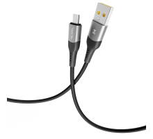 Кабель USB Ridea RC-US42 UltraStrong MicroUSB 3A 2m Колір Чорний 6908014900054