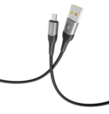 Кабель USB Ridea RC-US42 UltraStrong MicroUSB 3A 2m Колір Чорний 6908014900054