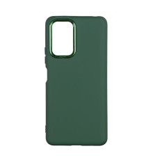 Чохол Silicone Cover Metal frame (AA) для Xiaomi Redmi Note 10 Pro / 10 Pro Max 4G М'ята упаковка Колір 45.Army green 2020000392996