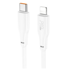 Кабель USB Hoco X93 Force PD20W Type-C to Lightning 2M Колір Бiлий 6931474790668