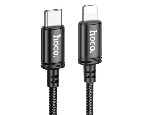 Кабель USB Hoco X91 PD20W Type-C to Lightning 3m Колір Чорний 6931474788696