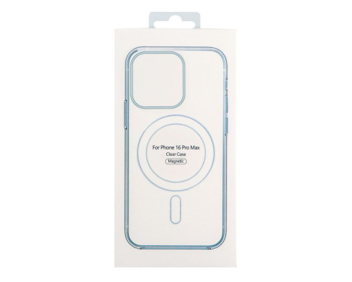 Чохол TPU Clear Case with Magsafe для iPhone 16 Pro Max Колір Прозорий 2020000412601