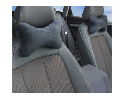 Автомобільна подушка на підголовник 26x17 см. Колір Бежевий 2020000486367 ma36141_3606787