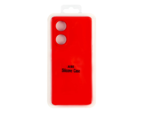 Чехол Silicone Cover Full Camera (A) для Oppo A98 Колір 14.Red 2020000407195