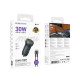 Автомобільний Зарядний Пристрій Borofone BZ32A 1USB/1USB-C QC/PD30W+Type-C to Type-C Колір Сiрий 6941991118616 ma36520_3608539