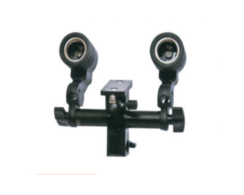 Тримач SHL-002 2-х ламп з патронами E27 та отвором для фото-парасольки Колір Чорний 2020000469698 ma36586_3608621