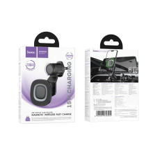 Автотримач Hoco HW30 4.5-7.0 inch Magnetic Ring Wireless 15W Колір Чорний 6942007646925 ma37149_3610568