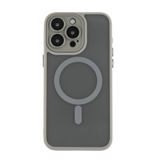 Чохол TPU+PC Magnetic Matte Camera Lens with Magsafe для iPhone 16 Pro Max Колір Grey 2020000459163 ma36194_3606975