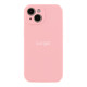 Чохол Silicone Case Full Size with Frame для iPhone 16 Колір 12.Pink 2020000440369 ma35899_3605618