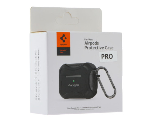 Футляр TPU Spigen DuraPro Flex with Hook для Airpods 1/2 Колір Purple 2020000438588 ma35267_3345636