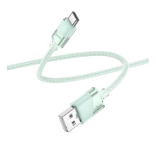 Кабель USB Hoco U132 Type-C 3A 1.2m Колір Зелений 6942007618212