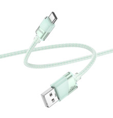 Кабель USB Hoco U132 Type-C 3A 1.2m Колір Зелений 6942007618212