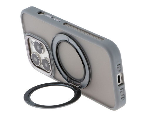 Чохол TPU+PC Mag 360 Spin Case для iPhone 15 Pro Колір Grey 2020000442318 ma36806_3609244