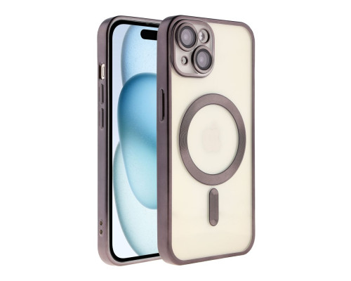 Чохол TPU Metallic Chrome Full Camera with Magsafe для iPhone 16 Колір Titan 2020000451358 ma36189_3606935