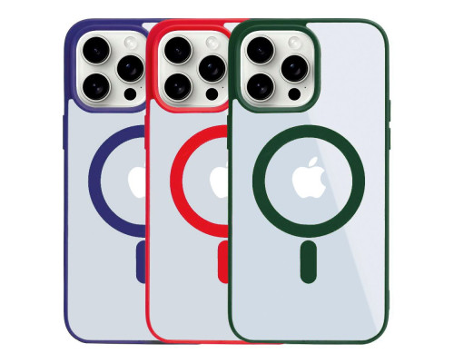 Чохол NEW TPU Color with Magsafe для iPhone 16 Pro Колір Black 2020000457756 ma36456_3608250