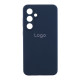 Чохол Liquid Silicone (AA) Full Camera для Samsung Galaxy S24 FE 5G (S721) Колір 08.Dark blue 2020000446675