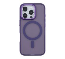 Чохол TPU+PC Goldencis Matte with MagSafe для iPhone 16 Pro Max Purple ma34880_3343984 2020000444718