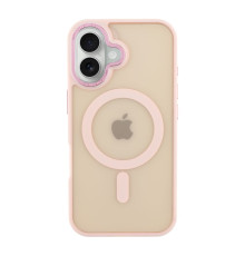 Чохол TPU+PC Goldencis Matte with MagSafe для iPhone 16 Plus Колір Pink 2020000444848 ma34878_3343974