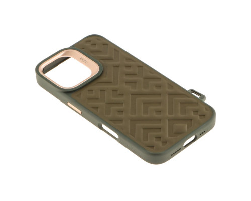 Чохол Kajsa Briquette Collection Rhombus with MagSafe для iPhone 16 Колір Olive 2020000457961 ma36171_3606854