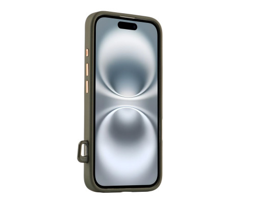 Чохол Kajsa Briquette Collection Rhombus with MagSafe для iPhone 16 Колір Olive 2020000457961 ma36171_3606854