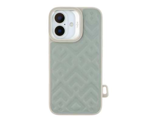 Чохол Kajsa Briquette Collection Rhombus with MagSafe для iPhone 16 Колір Olive 2020000457961 ma36171_3606854
