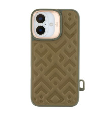Чохол Kajsa Briquette Collection Rhombus with MagSafe для iPhone 16 Колір Olive 2020000457961 ma36171_3606854