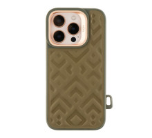 Чохол Kajsa Briquette Collection Rhombus with MagSafe для iPhone 16 Pro Max Olive ma36173_3606864 2020000457862