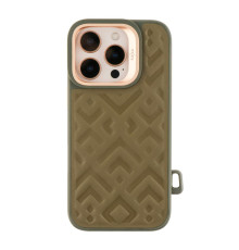 Чохол Kajsa Briquette Collection Rhombus with MagSafe для iPhone 16 Pro Max Колір Olive 2020000457862 ma36173_3606864