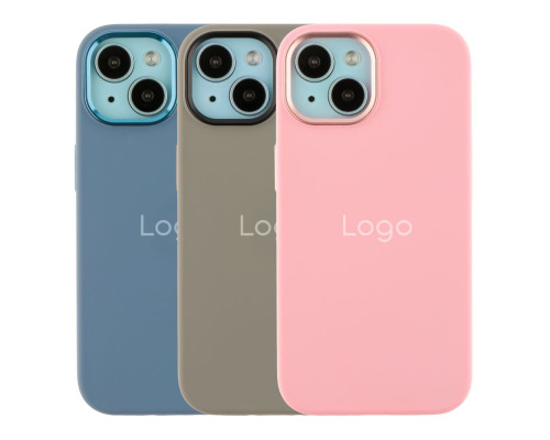 Чохол Silicone Case Metal Buttons (AA) для iPhone 14 Колір Sand Powder 2020000453154 ma36091_3606613