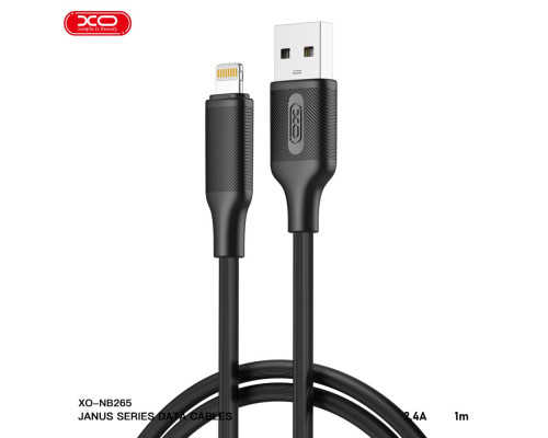Кабель USB XO-NB265 Lightning 2.4A Колір Чорний 6920680854882 ma37591_3663381