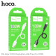 Кабель USB Hoco X96 Type-C 6A 100W 0.25m Колір Чорний 6942007609425 ma37706_3663978