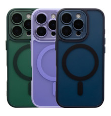 Чохол TPU+PC Magnetic Matte Camera Lens with Magsafe для iPhone 16 Pro Max Колір Purple 2020000470489 ma36194_3606974