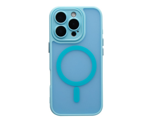 Чохол TPU+PC Magnetic Matte Camera Lens with Magsafe для iPhone 16 Pro Max Колір Purple 2020000470489 ma36194_3606974