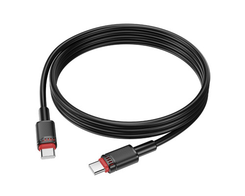 Кабель USB Borofone BX110 Type-C to Type-C 60W Колір Чорний 6941991120763 ma37238_3611052